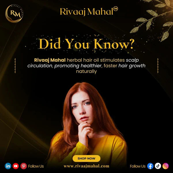 Rivaaj Mahal Hair Oil | 20+ Natural Herbs